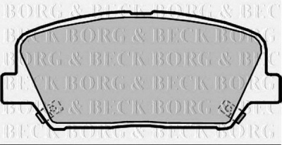 BORG & BECK bbp2364 -  Комплект тормозных колодок, дисковый тормоз